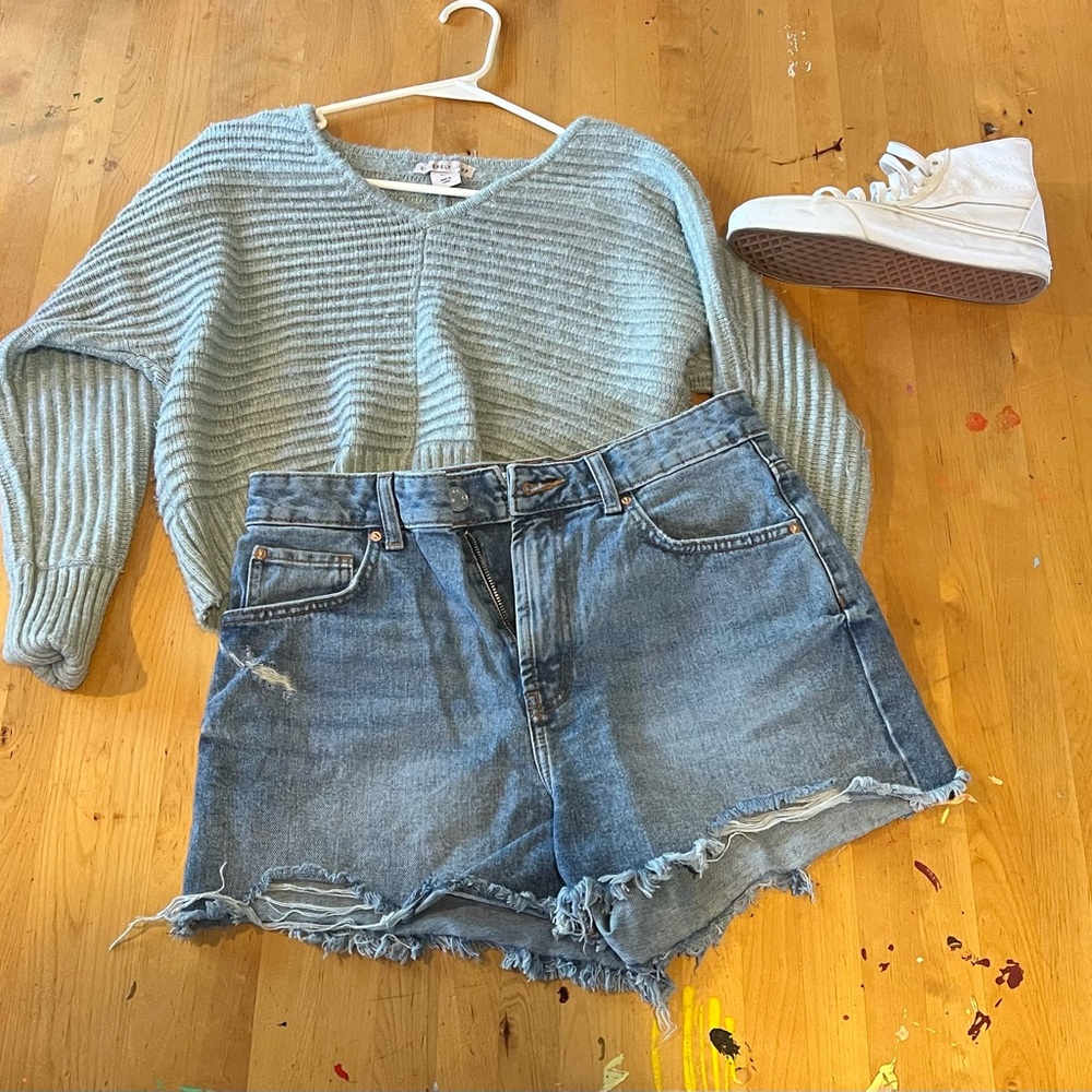 NWOT Denim High Waisted Shorts